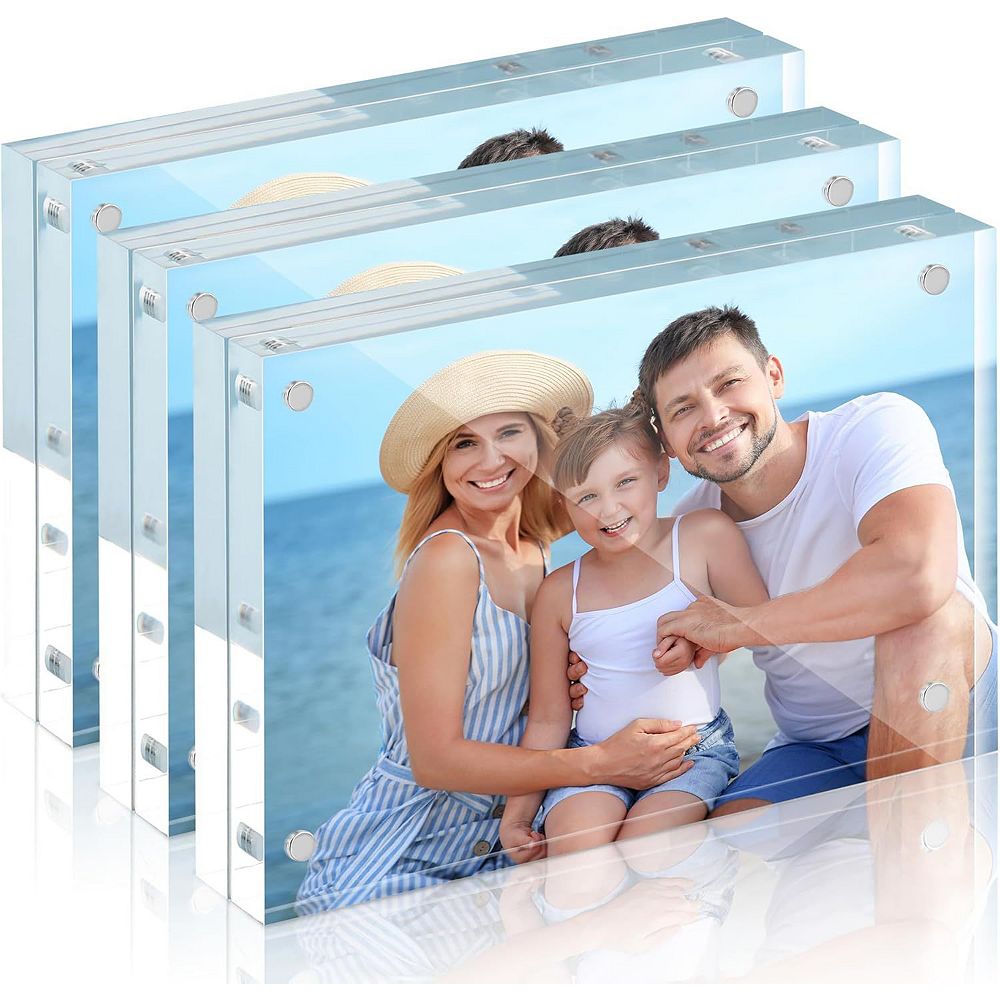 HOUSE DAY 5x7 Double-Sided Acrylic Magnetic Picture Frame with