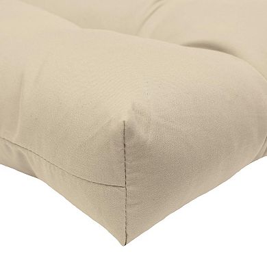 Tufted Ultra Soft Polyester Comfortable Chair Pad Pack of 2