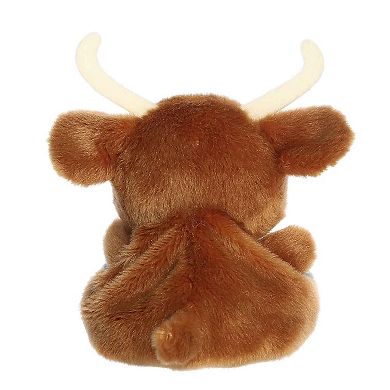 Aurora Adorable 5" Landon Longhorn Palm Pals Mini Brown Stuffed Animal