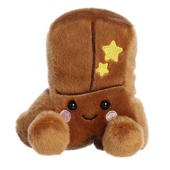 Aurora Adorable 4.5" Evan Cowboy Boot Palm Pals Mini Brown Stuffed Animal