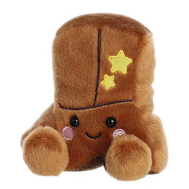 Aurora Adorable 4.5" Evan Cowboy Boot Palm Pals Mini Brown Stuffed Animal