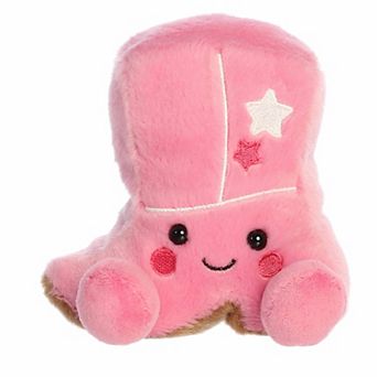 Aurora Adorable 4.5" Kate Cowgirl Boot Palm Pals Mini Pink Stuffed Animal