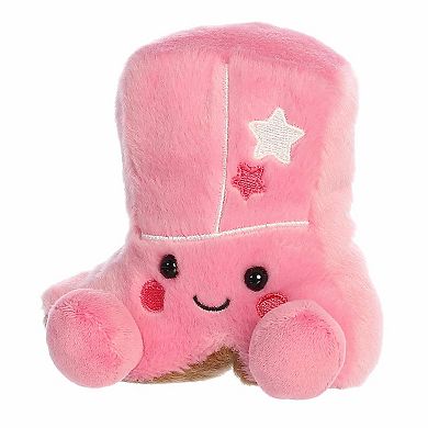 Aurora Adorable 4.5" Kate Cowgirl Boot Palm Pals Mini Pink Stuffed Animal