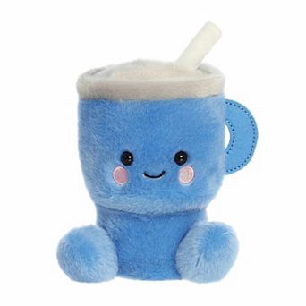 Aurora Adorable 4.5" Cliff Travel Cup Palm Pals Mini Blue Stuffed Animal
