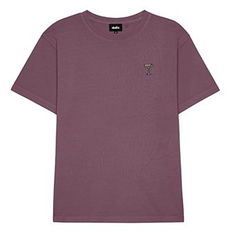 Dalix Mens Espresso Martini Midweight Garment Dye Tee