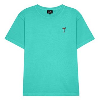 Dalix Mens Espresso Martini Midweight Garment Dye Tee