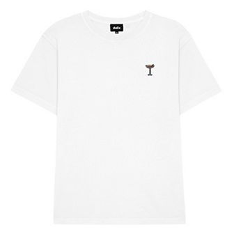 Dalix Mens Espresso Martini Midweight Garment Dye Tee