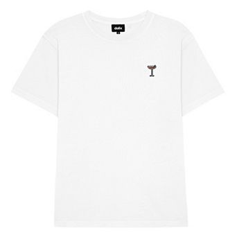 Dalix Mens Espresso Martini Midweight Garment Dye Tee