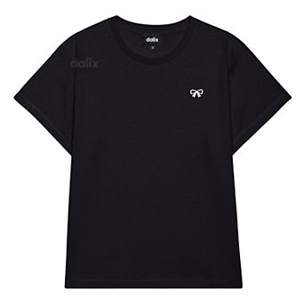 Dalix Womens Bow Lightweight High Waisted Tee