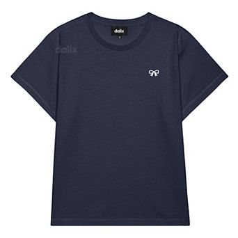 Dalix Womens Bow Lightweight High Waisted Tee