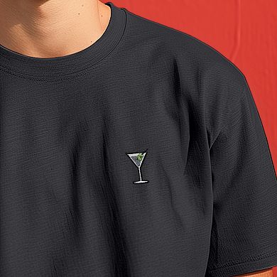 Dalix Mens Martini Midweight Garment Dye Tee