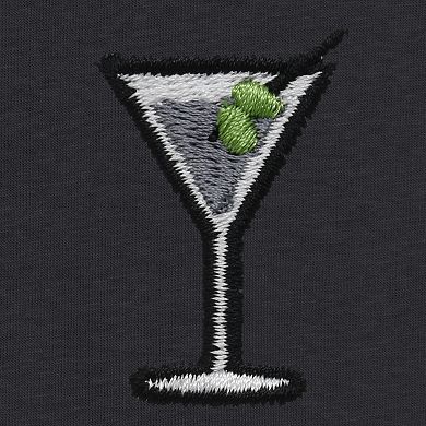 Dalix Mens Martini Midweight Garment Dye Tee