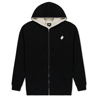 Dalix Mens Ghost Faux Sherpa Lined Hoodie