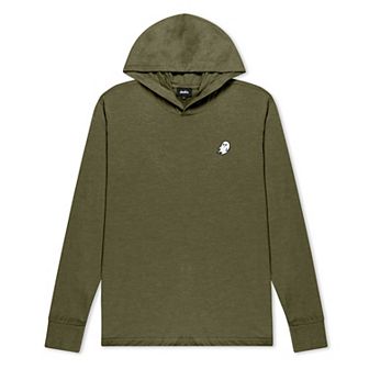 Dalix Mens Ghost Hooded Long Sleeve Jersey Tee