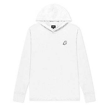 Dalix Mens Ghost Hooded Long Sleeve Jersey Tee