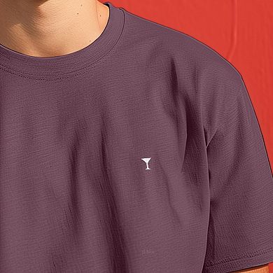 Dalix Mens Lil Martini Midweight Garment Dye Tee