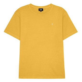 Dalix Mens Lil Martini Midweight Garment Dye Tee