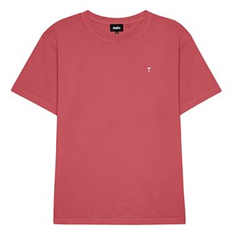 Dalix Mens Lil Martini Midweight Garment Dye Tee