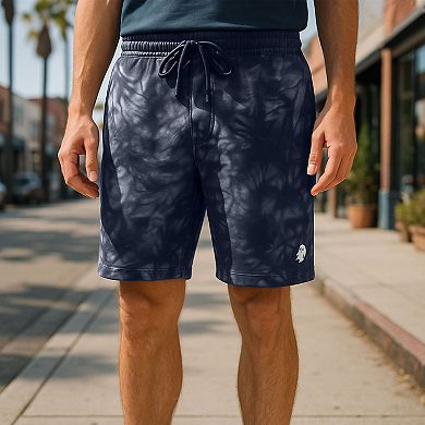 Dalix Mens Ghost Tie Dye Midweight Fleece Shorts