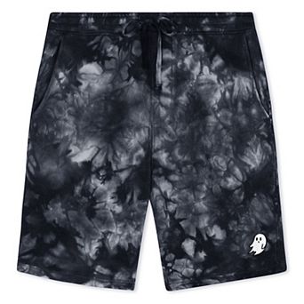 Dalix Mens Ghost Tie Dye Midweight Fleece Shorts