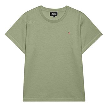 Dalix Womens Lil Peach Lightweight High Waisted Tee