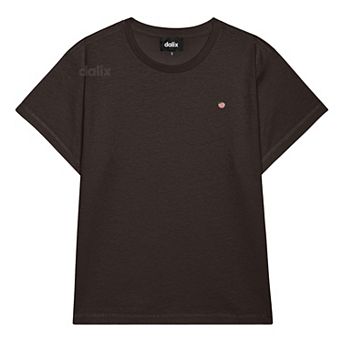 Dalix Womens Lil Peach Lightweight High Waisted Tee