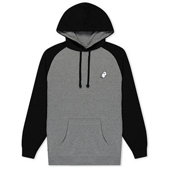 Dalix Mens Ghost Midweight Fleece Raglan Sleeve Hoodie