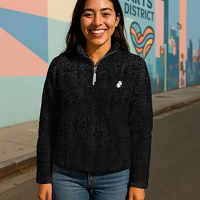 Dalix Womens Ghost Faux Quarter Zip Pullover