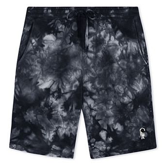 Dalix Mens Ghost Tie Dye Midweight Fleece Shorts