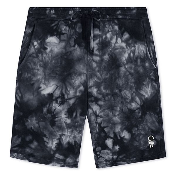 Dalix Mens Ghost Tie Dye Midweight Fleece Shorts