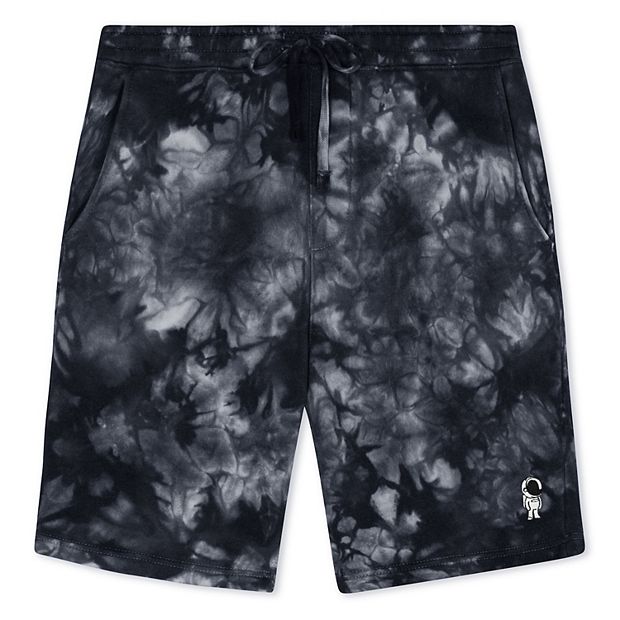 Dalix Mens Ghost Tie Dye Midweight Fleece Shorts