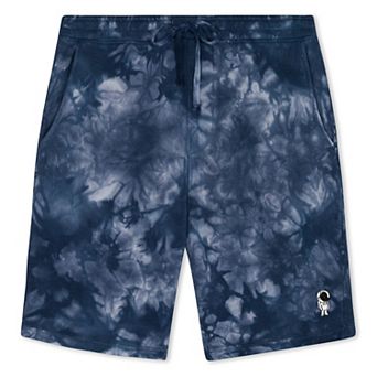 Dalix Mens Ghost Tie Dye Midweight Fleece Shorts