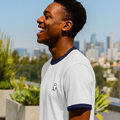 Dalix Mens Ghost Jersey Ringer Tee