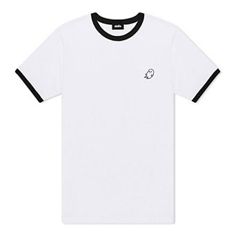Dalix Mens Ghost Jersey Ringer Tee