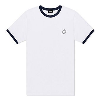 Dalix Mens Ghost Jersey Ringer Tee