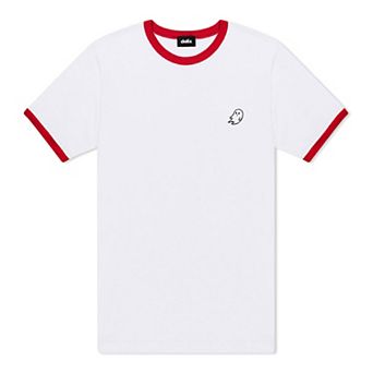Dalix Mens Ghost Jersey Ringer Tee
