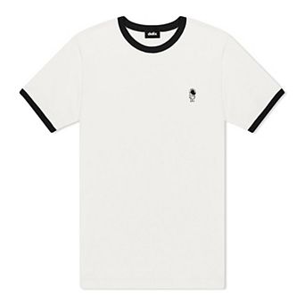 Dalix Mens Astronaut Jersey Ringer Tee