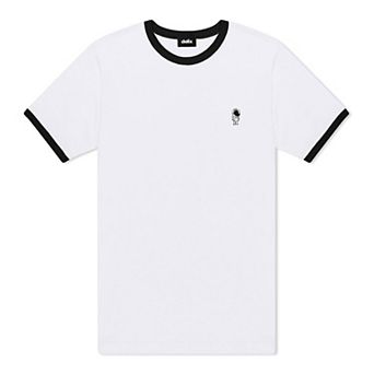 Dalix Mens Astronaut Jersey Ringer Tee