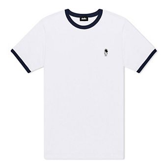 Dalix Mens Astronaut Jersey Ringer Tee