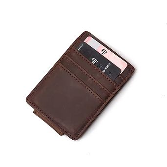 The Walden Leather Front Pocket Clip Wallet