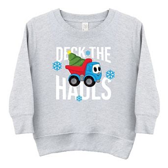 Leo the Truck Deck The Hauls - Toddler Graphic Sweatshirt
