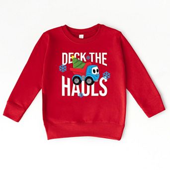 Leo the Truck Deck The Hauls - Toddler Graphic Sweatshirt