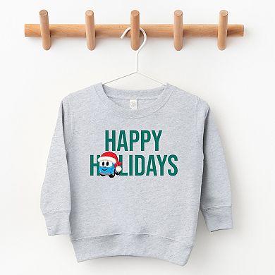 Leo the Truck Happy Holidays - Toddler Graphic Sweatshirt