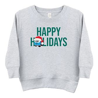 Leo the Truck Happy Holidays - Toddler Graphic Sweatshirt
