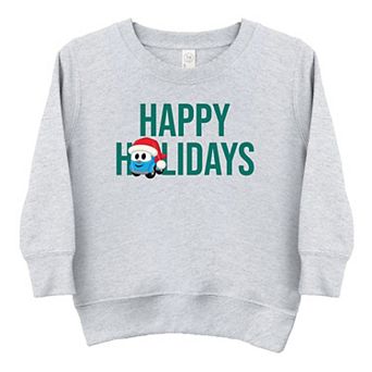 Leo the Truck Happy Holidays - Toddler Graphic Sweatshirt