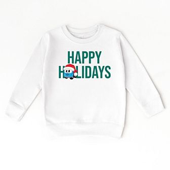 Leo the Truck Happy Holidays - Toddler Graphic Sweatshirt