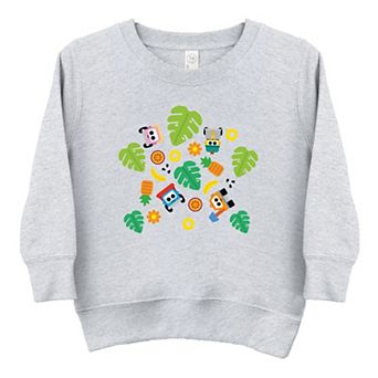 Leo the Truck Palm Leaves - Toddler Graphic Sweatshirt