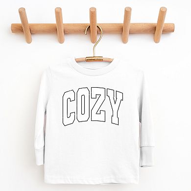 Cozy Worn Varsity - Kids Youth Long Sleeve Tee