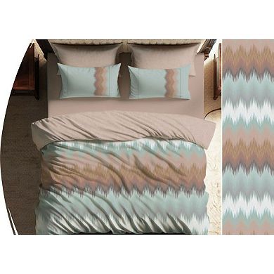Single and Double 4-Piece Bedding Sets in 100% Turkish Cotton for All-Season