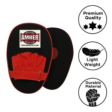 Heavy Duty Canvas Punch Mitts with hook & loop closure for secure, powerful training.